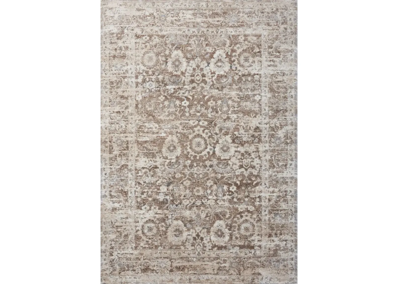 Theory Mocha/Natural Area Rug 5'W x 7'8"L