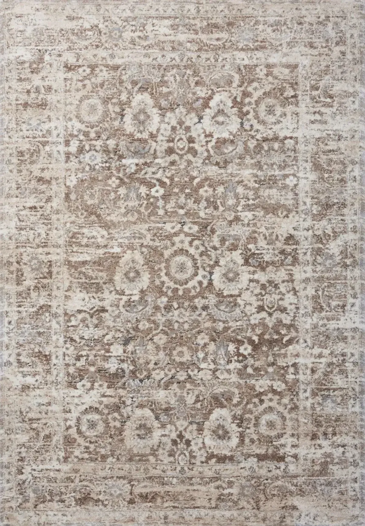 Theory Mocha/Natural Area Rug 5'W x 7'8"L