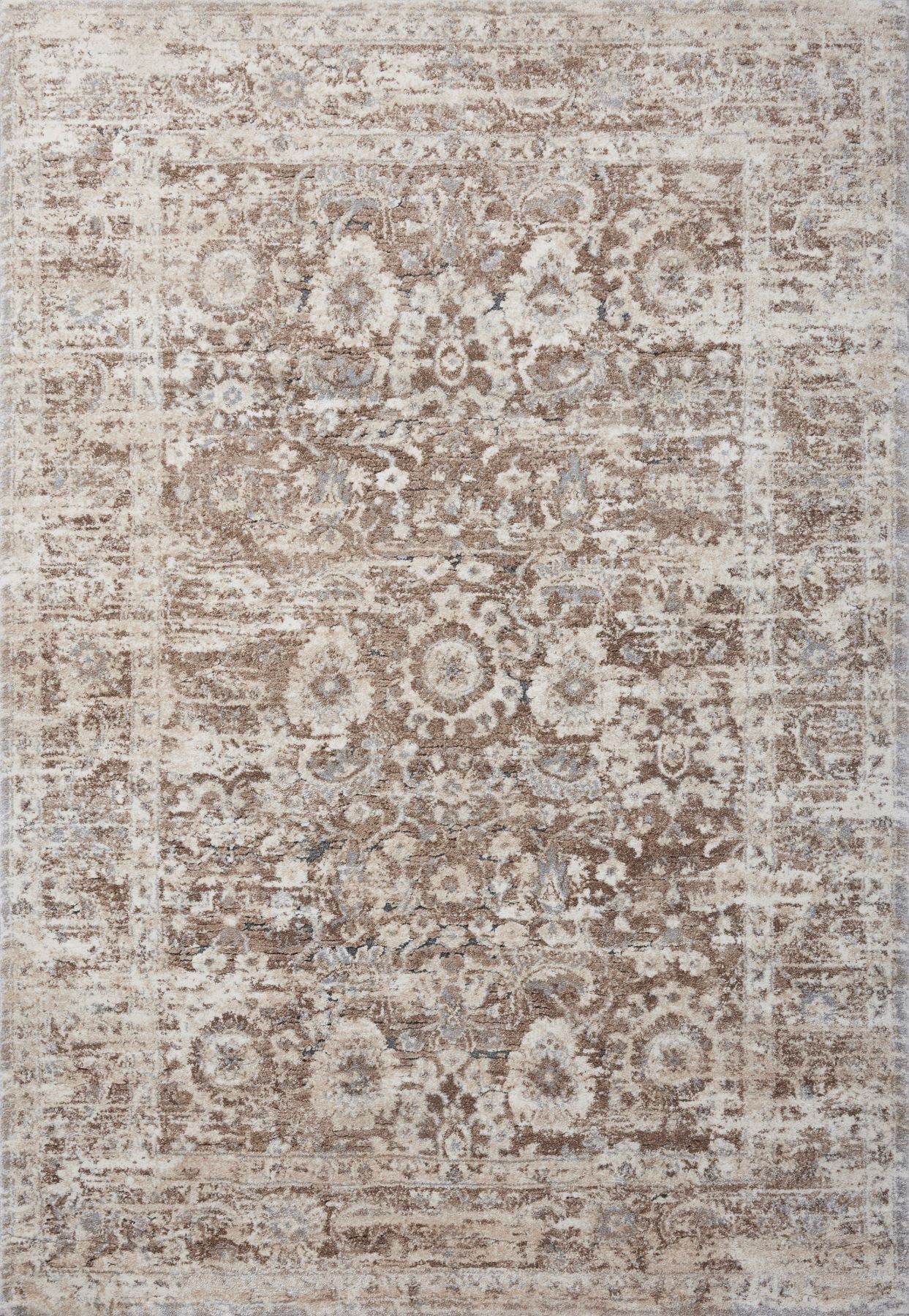 Theory Mocha/Natural Area Rug 5'W x 7'8"L