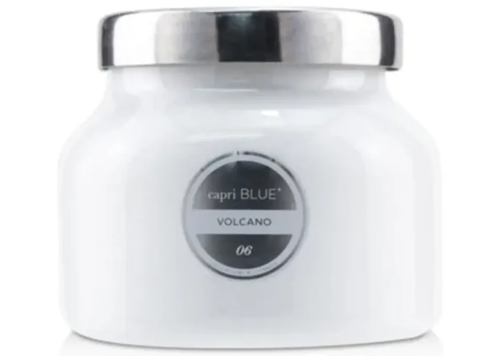 White Volcano 19oz Candle Jar 85Hrs 5"W X 4"H