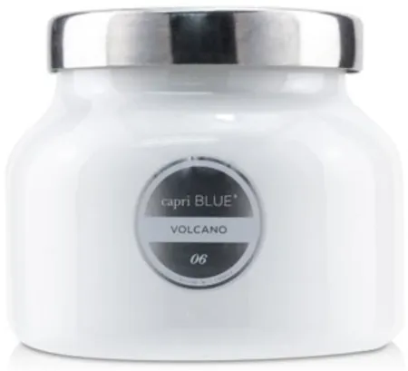 White Volcano 19oz Candle Jar 85Hrs 5"W X 4"H