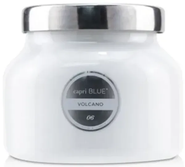 White Volcano 19oz Candle Jar 85Hrs 5"W X 4"H