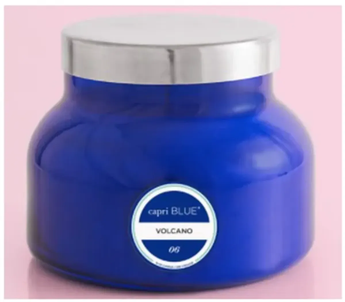 Blue Volcano 19oz Candle Jar 85Hrs 5"W X 4"H