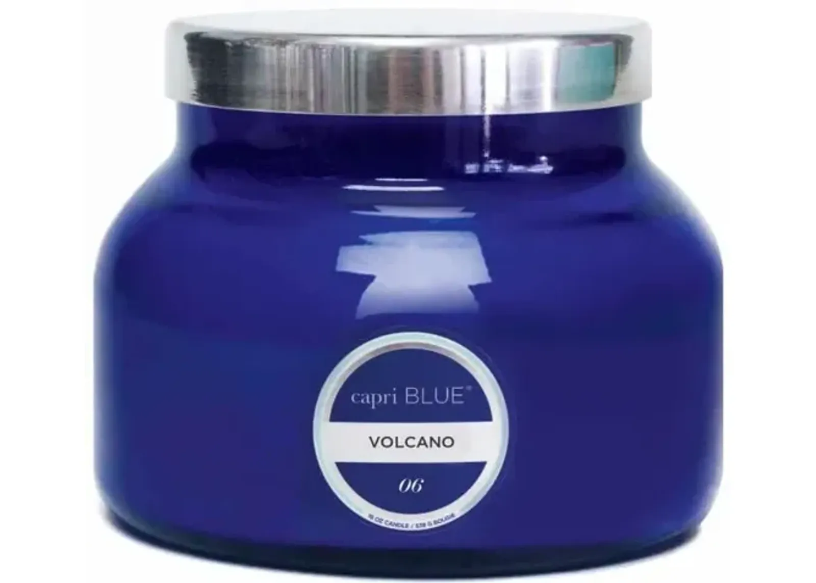 Blue Volcano 19oz Candle Jar 85Hrs 5"W X 4"H