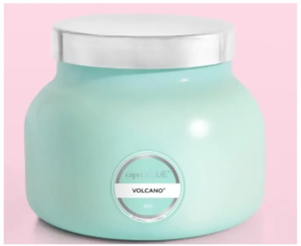 Aqua Volcano 19oz Candle Jar 85Hrs 5"W X 4"H