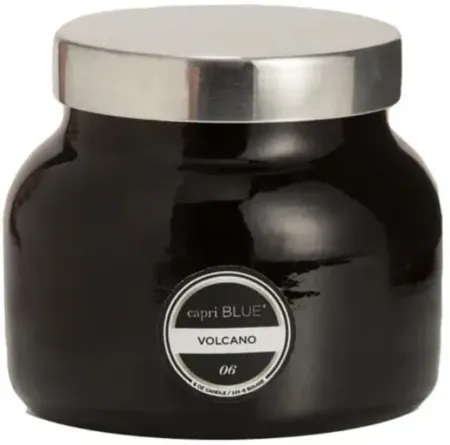 Black Volcano 19oz Candle Jar 85Hrs 5"W X 4"H