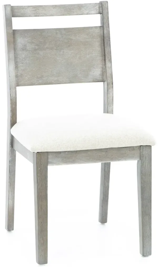 Last One! Kirkwood Set of Two Upholstered Side Chair, Grey