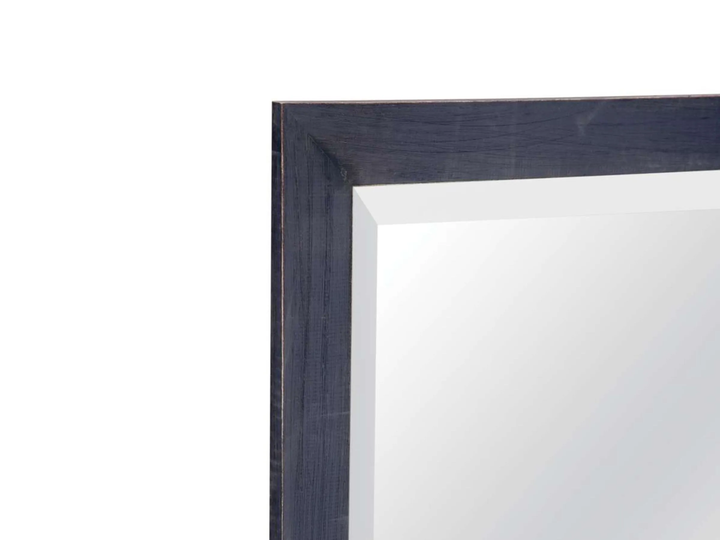 Weathered Blue Beveled Leaner Mirror 34"W x 76"H