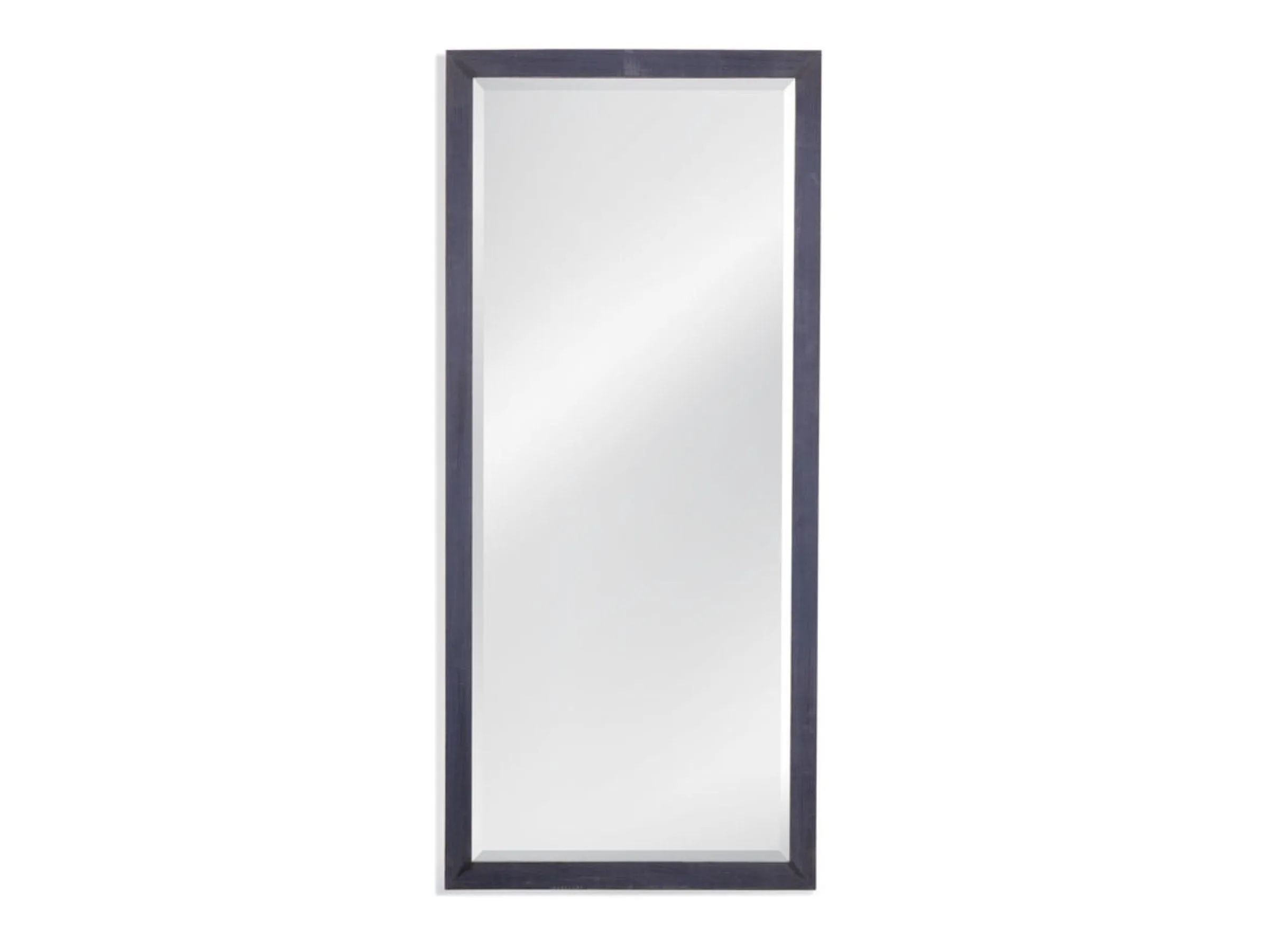 Weathered Blue Beveled Leaner Mirror 34"W x 76"H