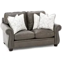 Clancy Leather Loveseat