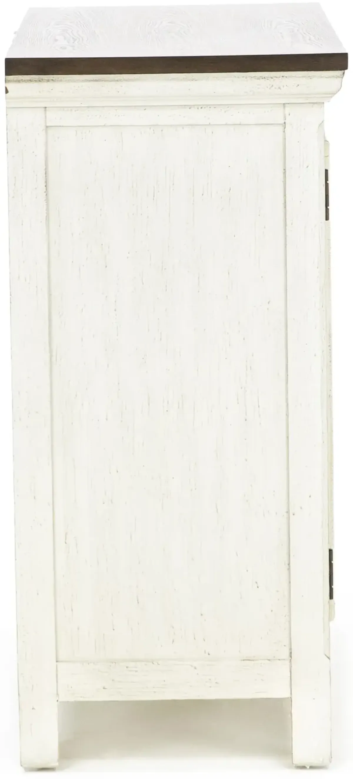 Eclectic Collection White 2 Door Cabinet 