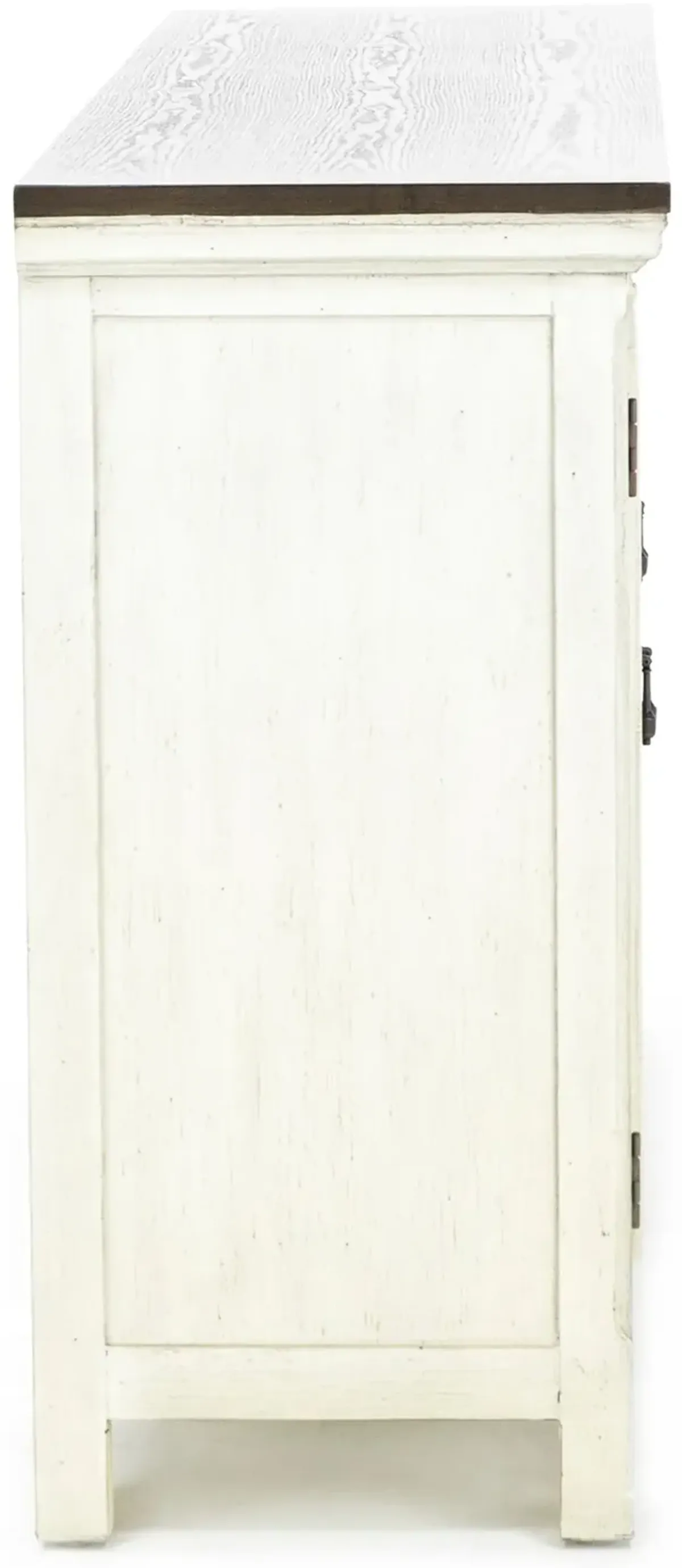 Eclectic Collection White 4 Door Cabinet