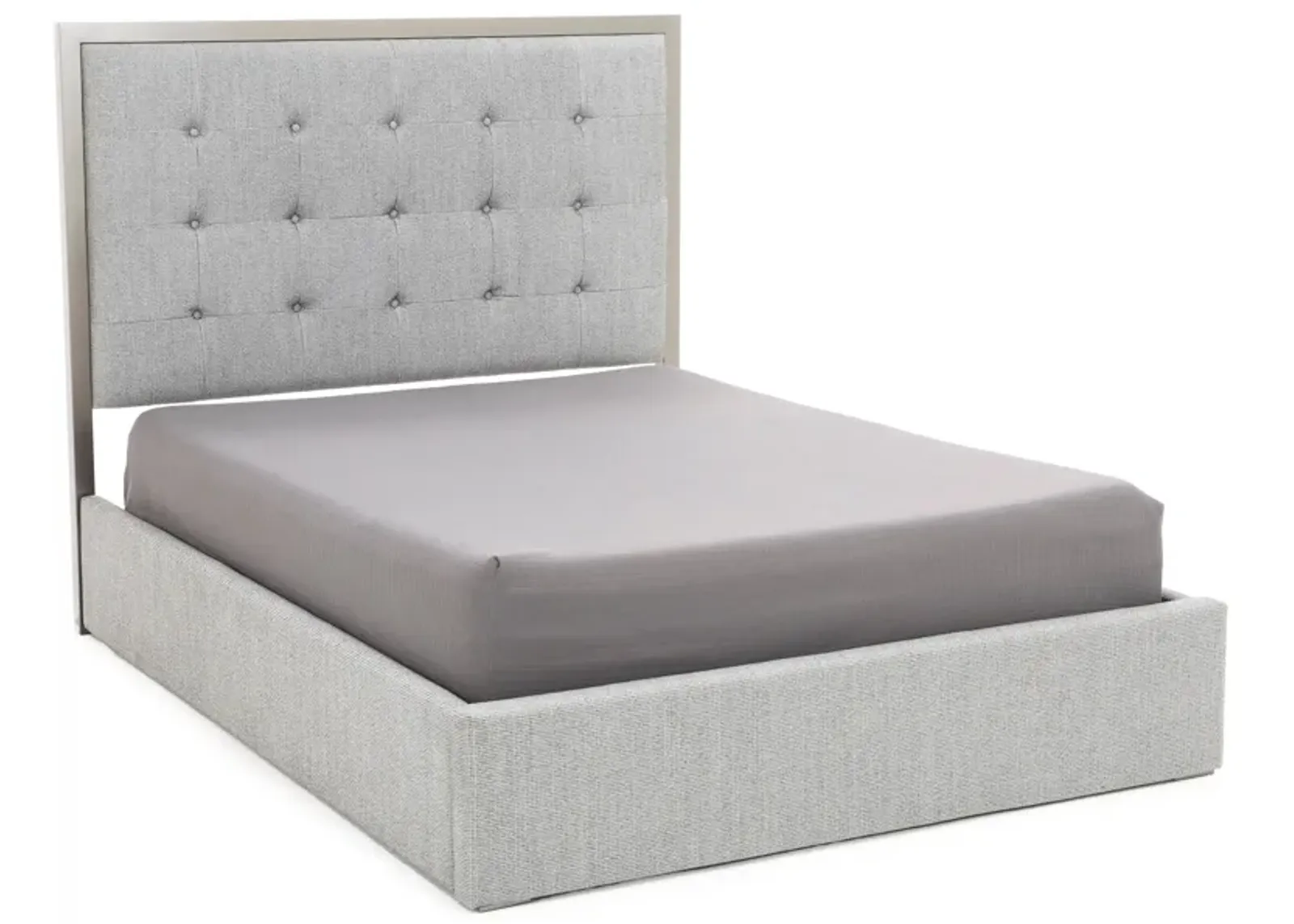 Modern King Upholstered Bed