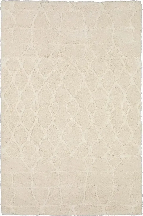 Marquee Ivory Area Rug 5'1"W x 7'5"L