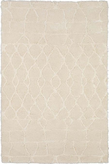 Marquee Ivory Area Rug 5'1"W x 7'5"L