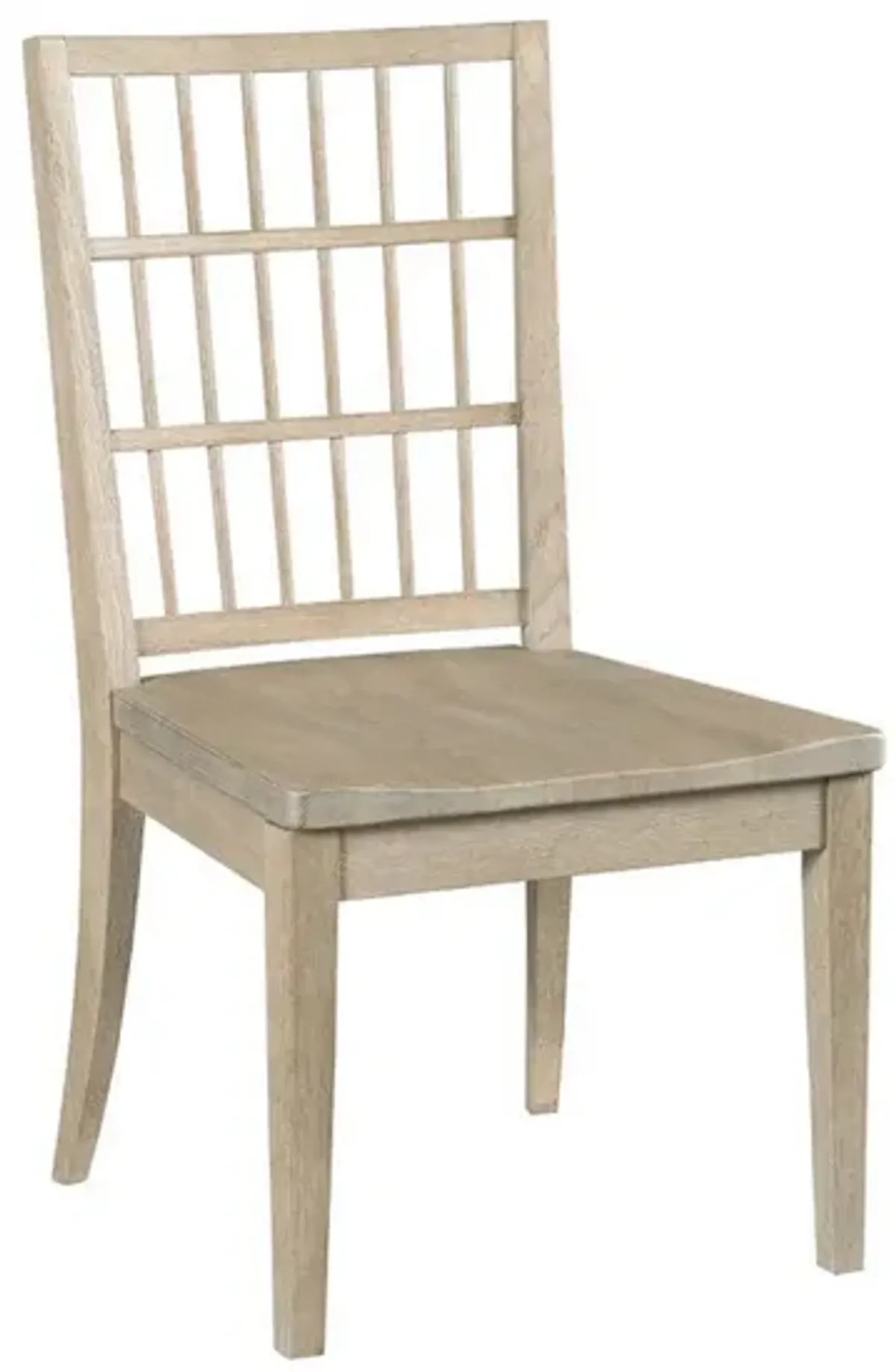 Symmetry Side Chair with Wood Seat