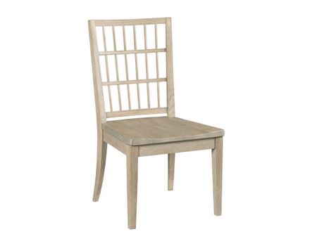 Symmetry Side Chair with Wood Seat