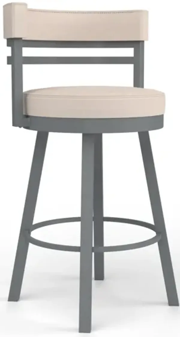 Ronny 26" Swivel Bar Stool - Metallo / DB Oyster
