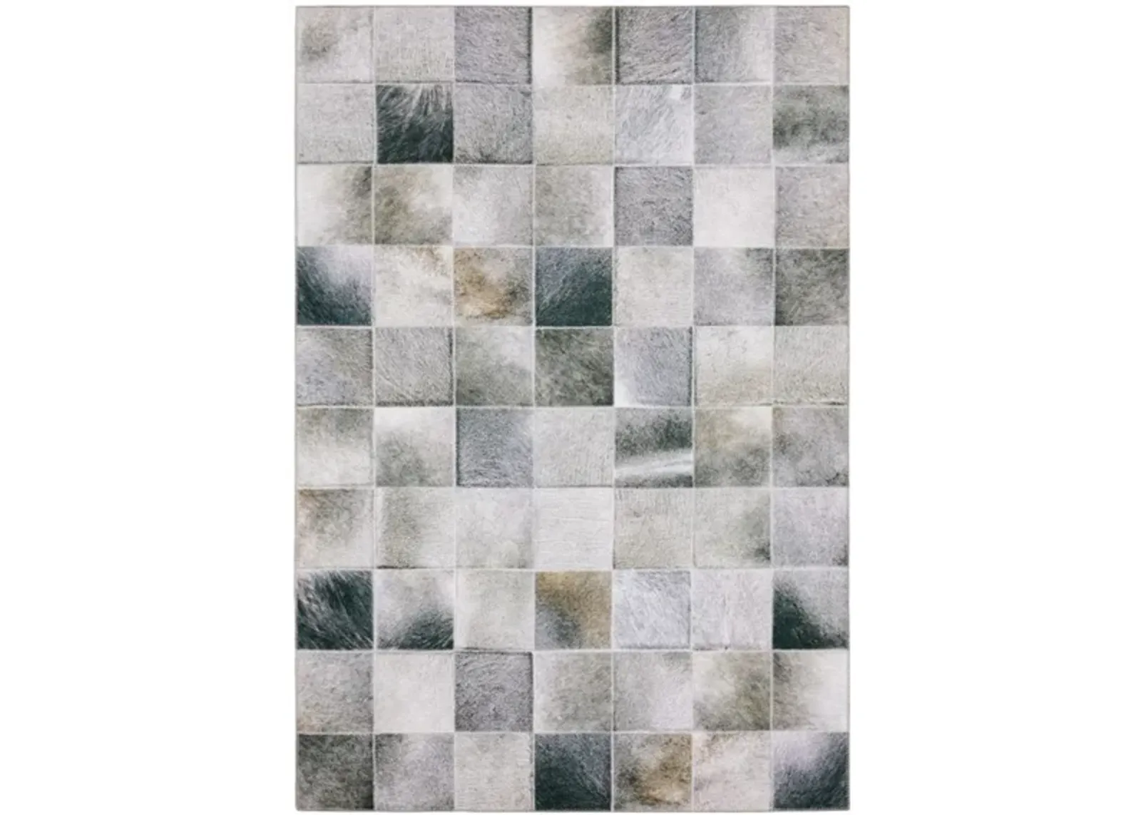 Myers Park Squares Area Rug 7'8"W x 10'L