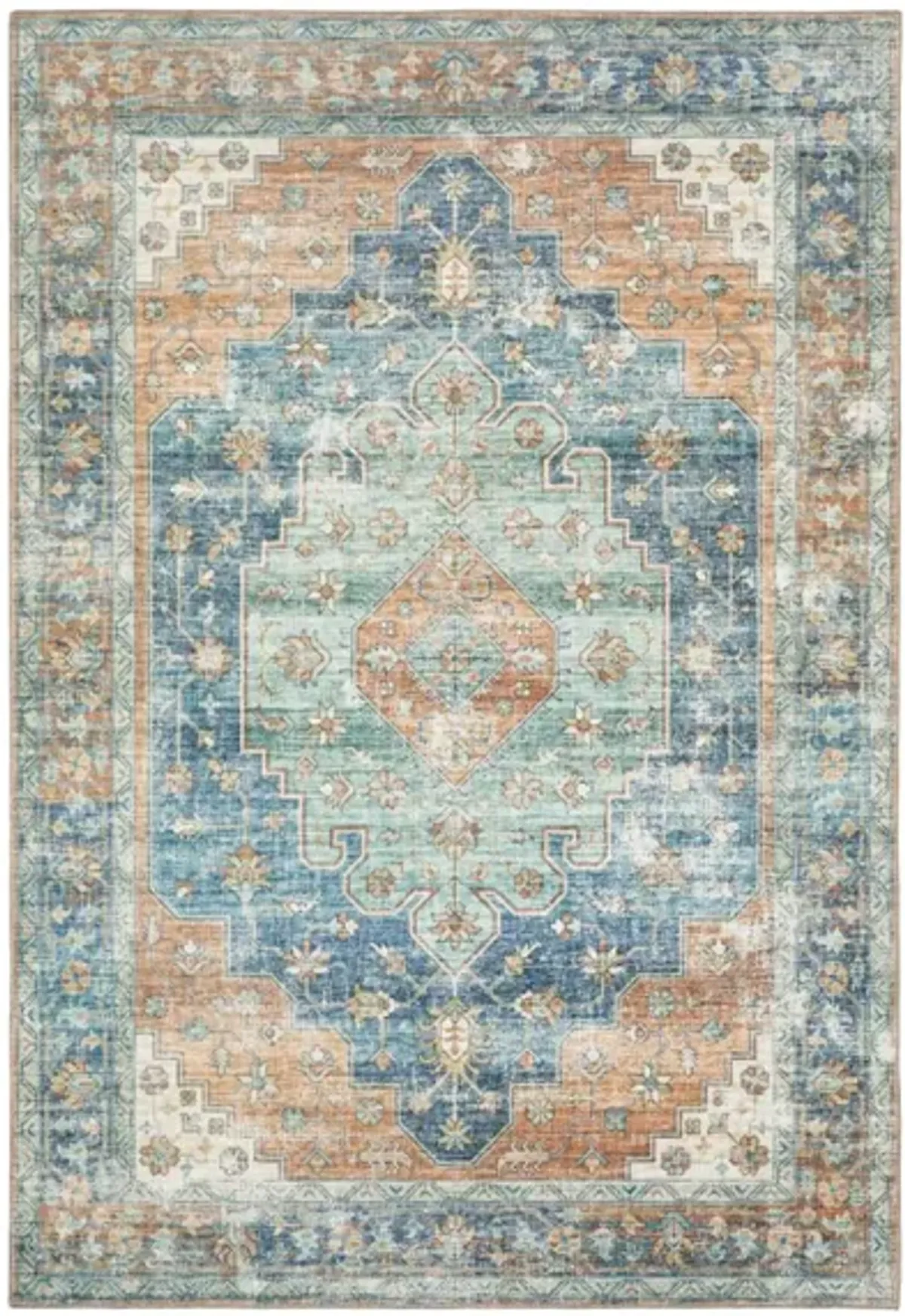 Myers Park Multi Medallion Area Rug 7'8"W x 10'L