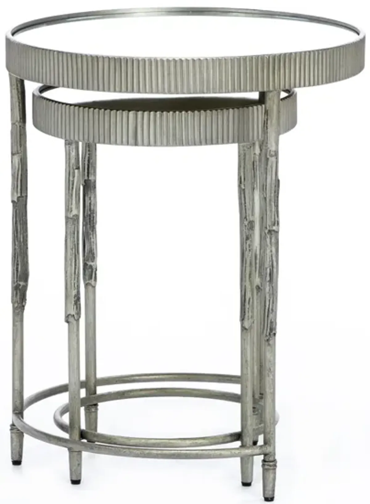 Grand Luxe Silver Nesting Tables