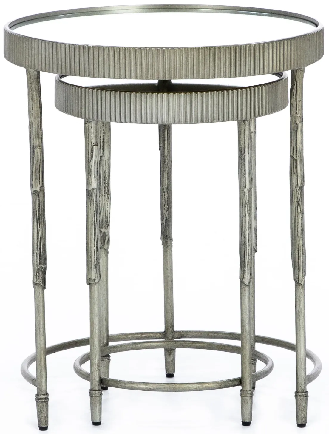 Grand Luxe Silver Nesting Tables