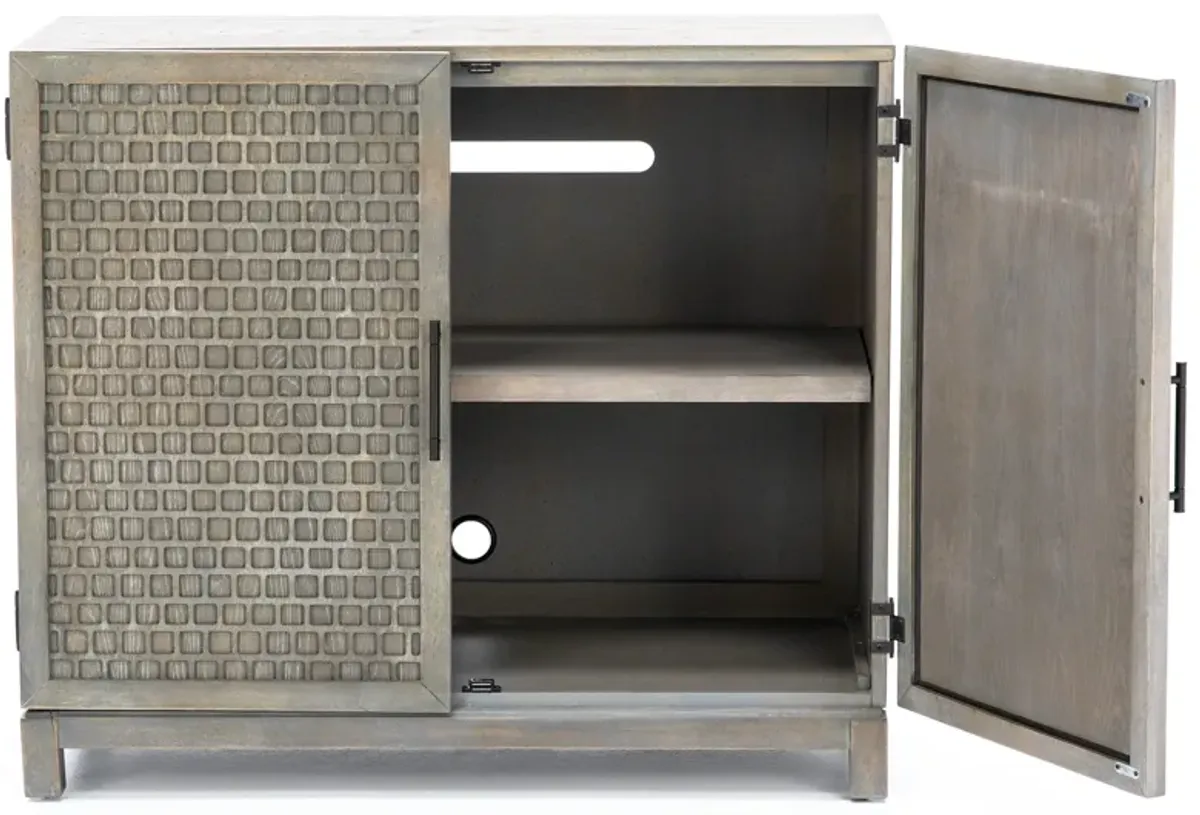 Grand Luxe Soft Gray Cabinet