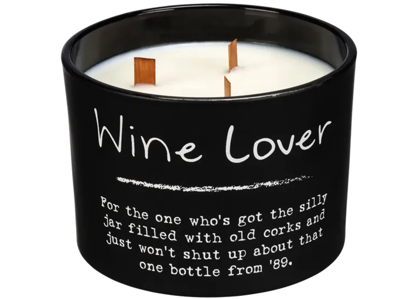 Wine Lover Lavender Candle 3.5"W x 4.5"H