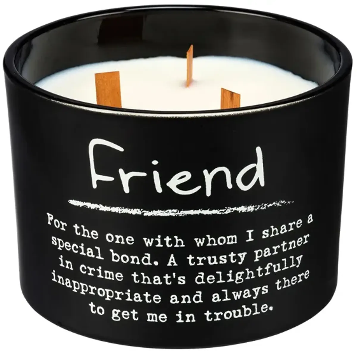 Friend Sea Salt Candle 3.5"W x 4.5"H