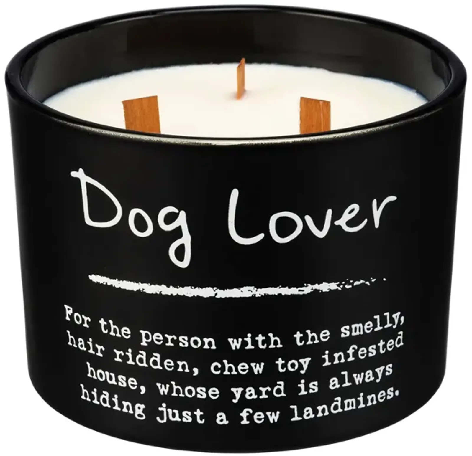 Dog Lover Sea Salt Candle 3.5"W x 4.5"H