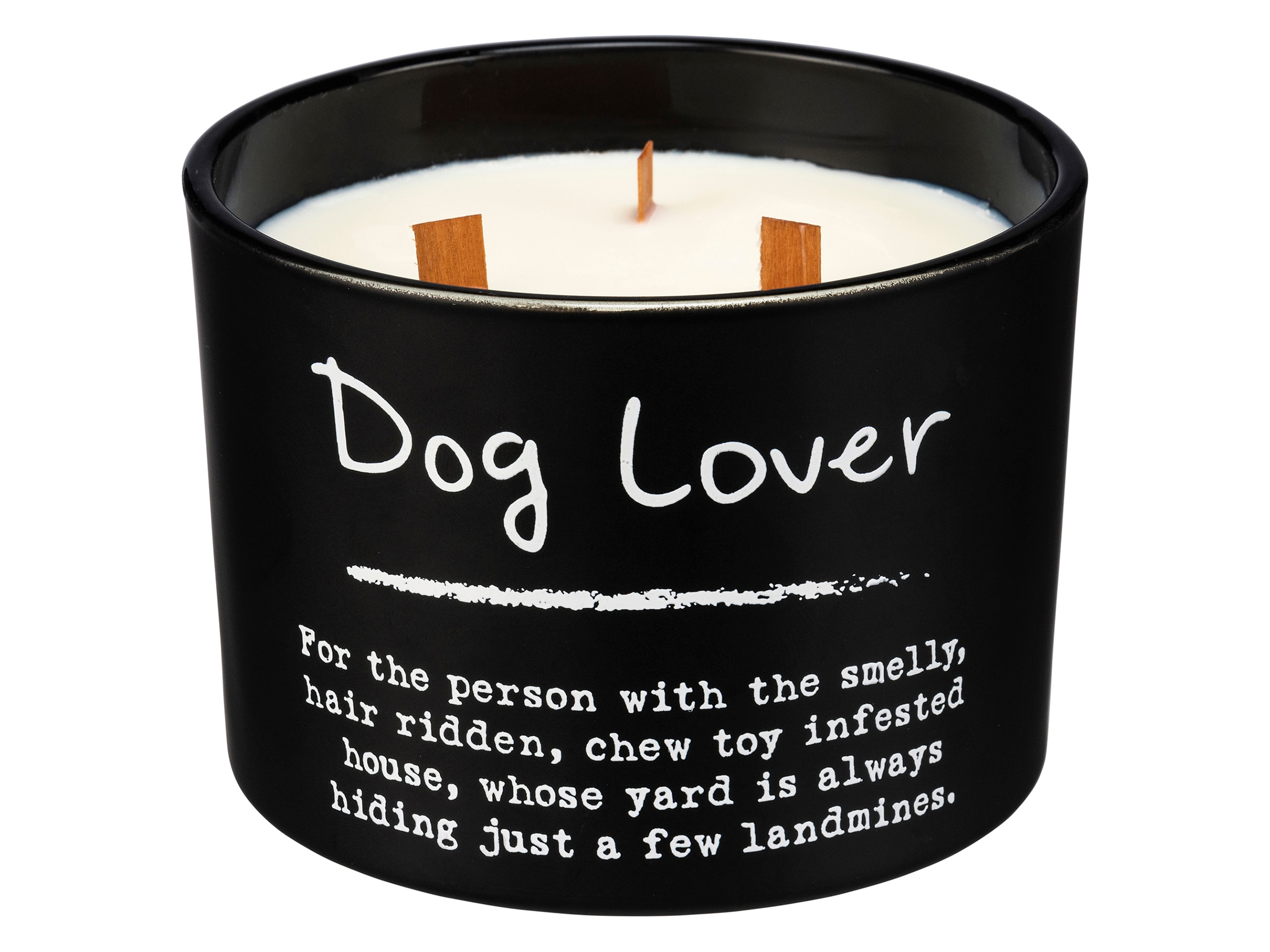 Dog Lover Sea Salt Candle 3.5"W x 4.5"H