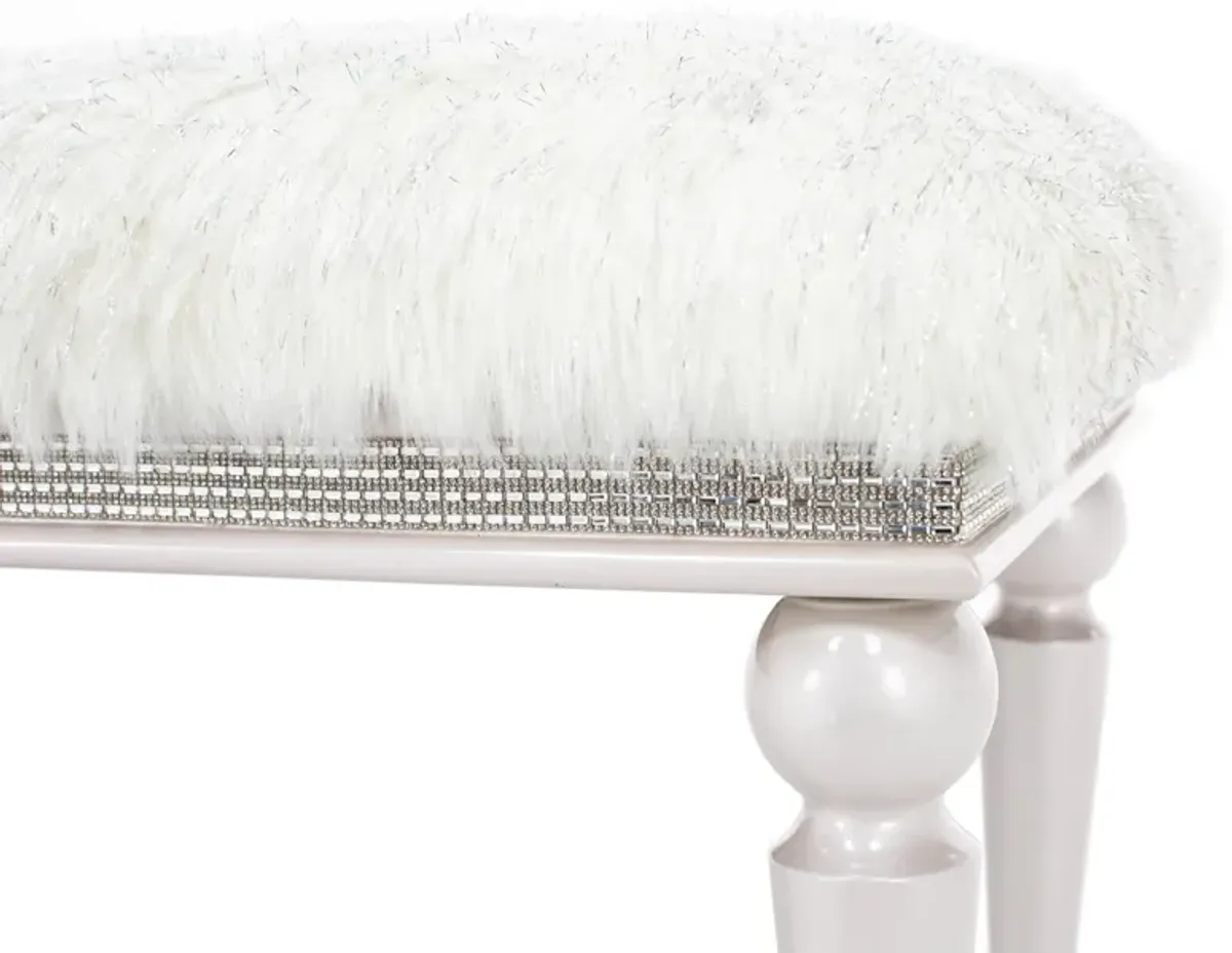 Michael Amini Glimmering Heights Bed Bench