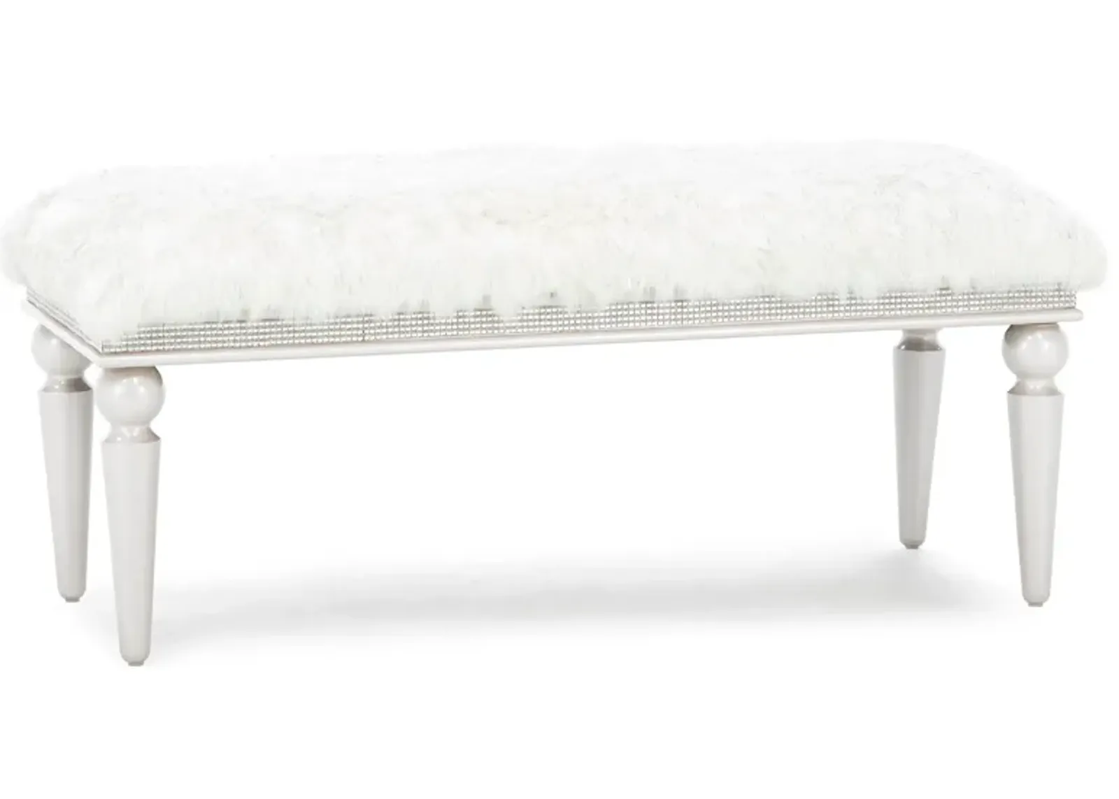 Michael Amini Glimmering Heights Bed Bench