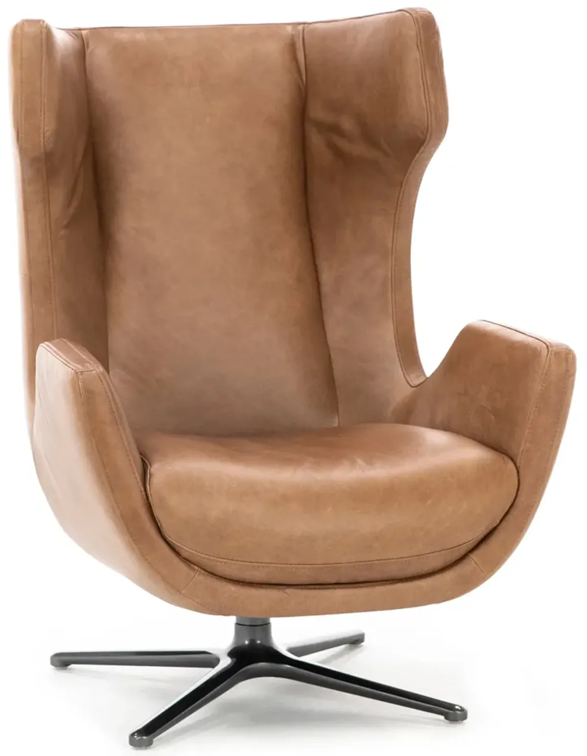 Stark Leather Swivel Chair