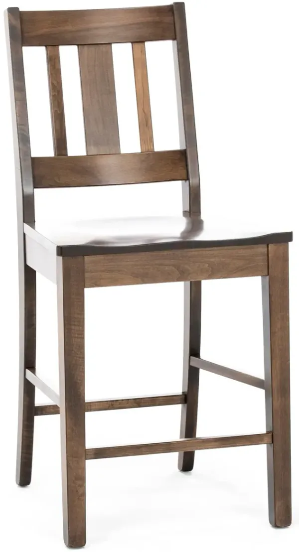 Gascho Mason 24" Counter Stool in Walnut