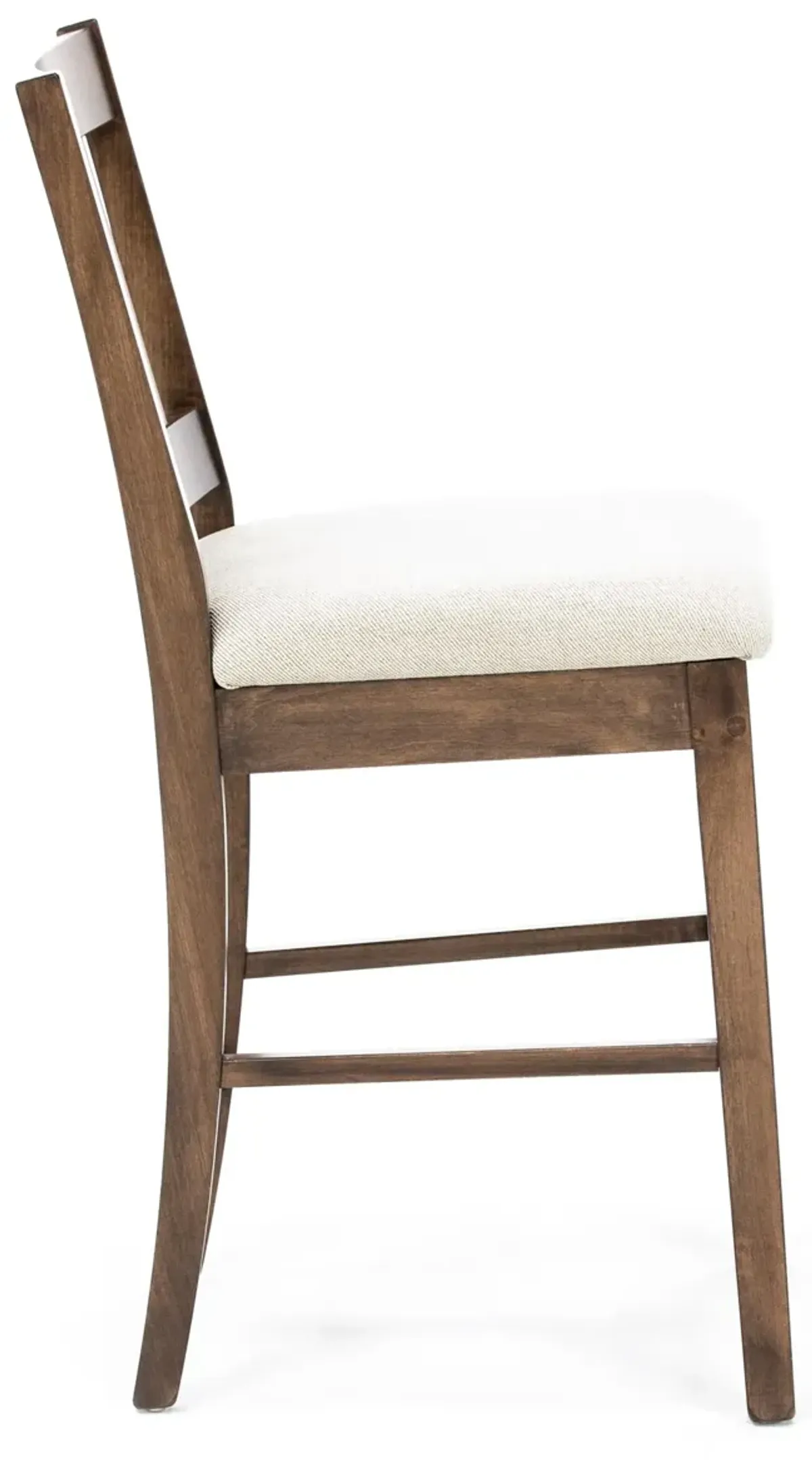 Gascho Mason 24" Upholstered Counter Stool in Walnut