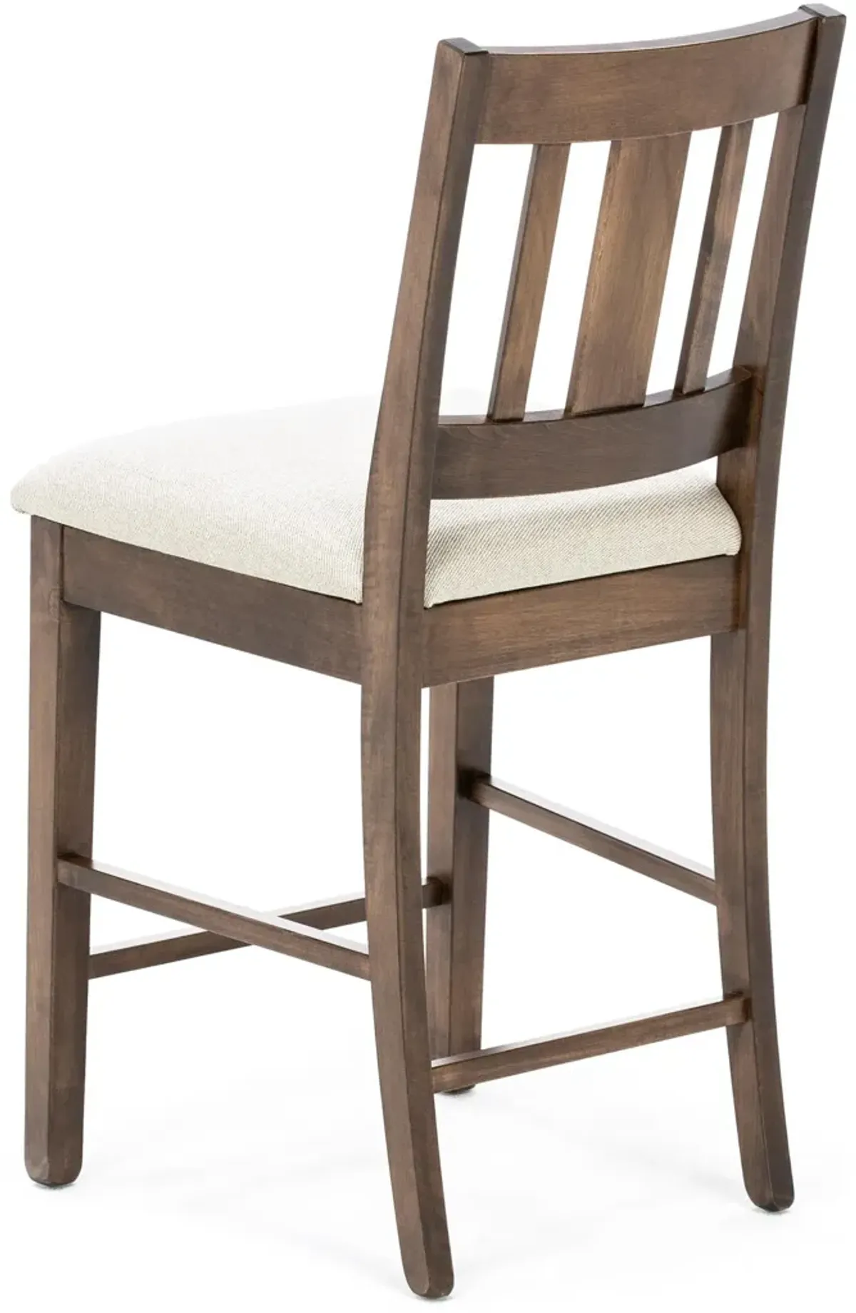 Gascho Mason 24" Upholstered Counter Stool in Walnut