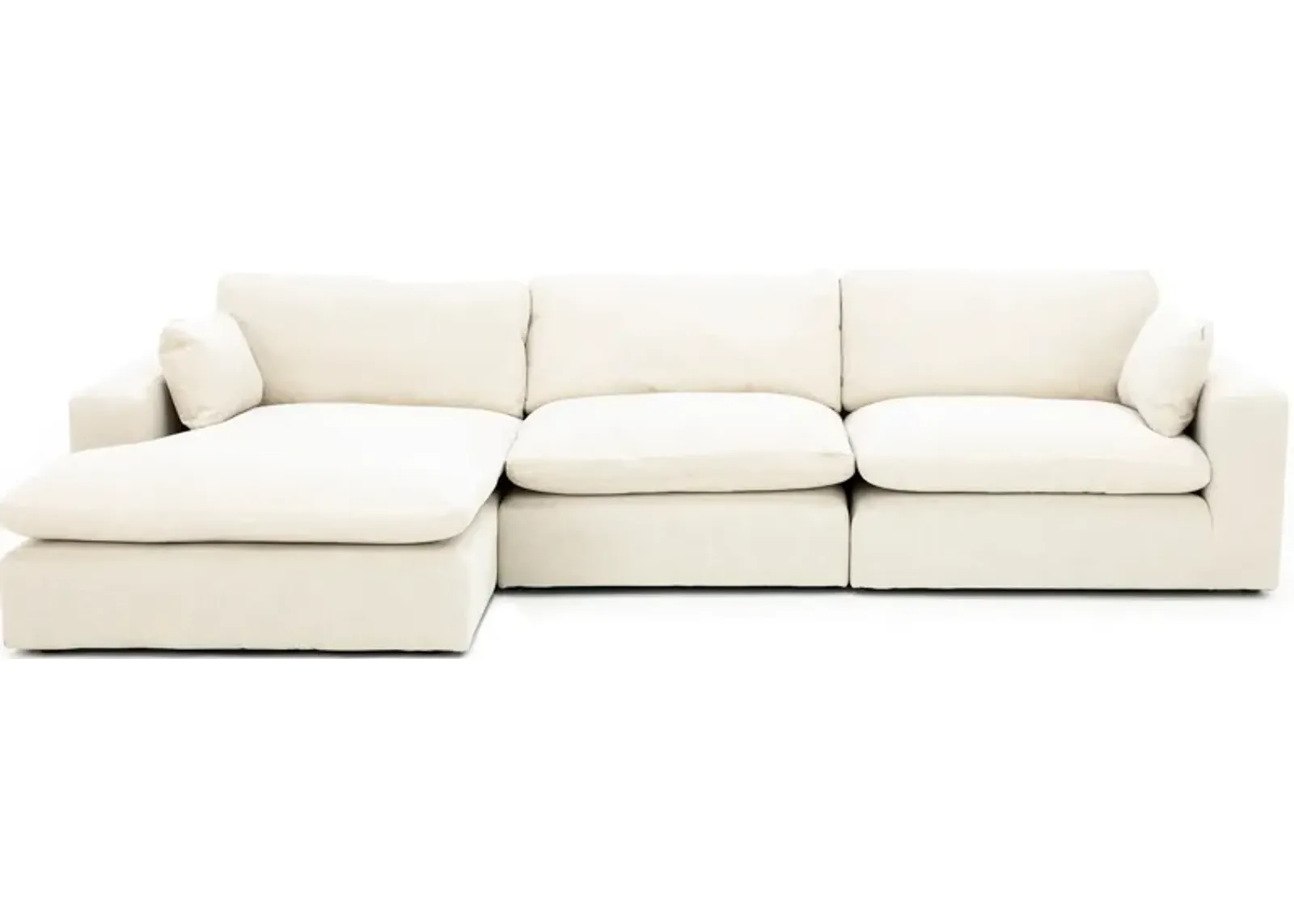 Dream 2 3-Pc. Chaise Sofa in Linen