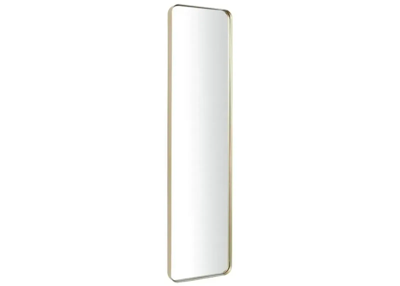 Gold Metal Wall Mirror 12"W x 48"H