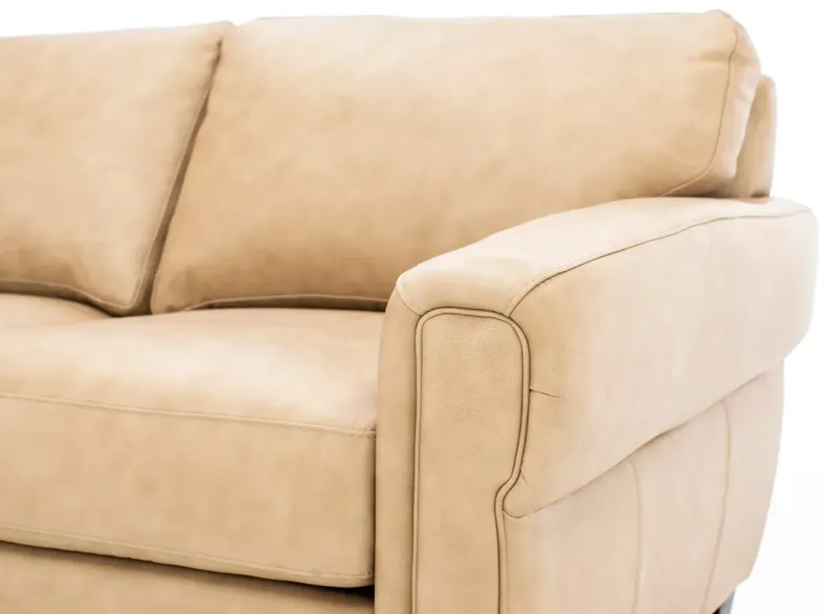 Sacramento Leather Large Key Arm Sofa