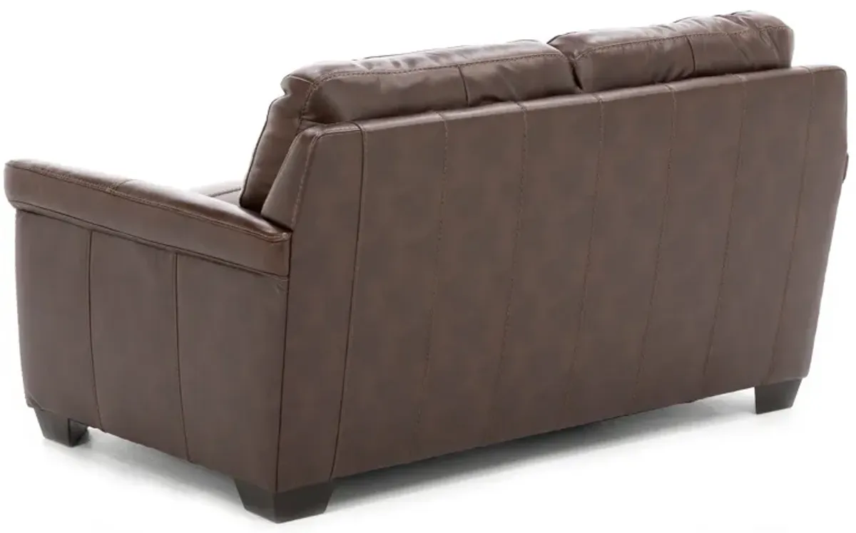 Theodore Leather Loveseat