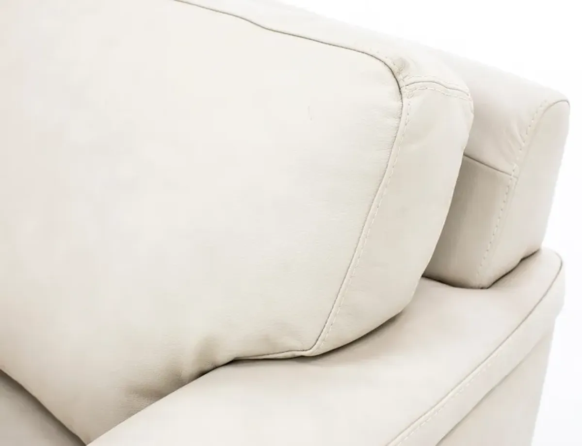 Sacramento Leather Medium Pillow Arm Sofa