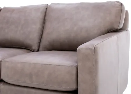 Sacramento Leather Medium Track Arm Sofa