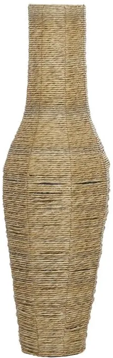 Large Faux Seagrass Vase 14"W x 44"H