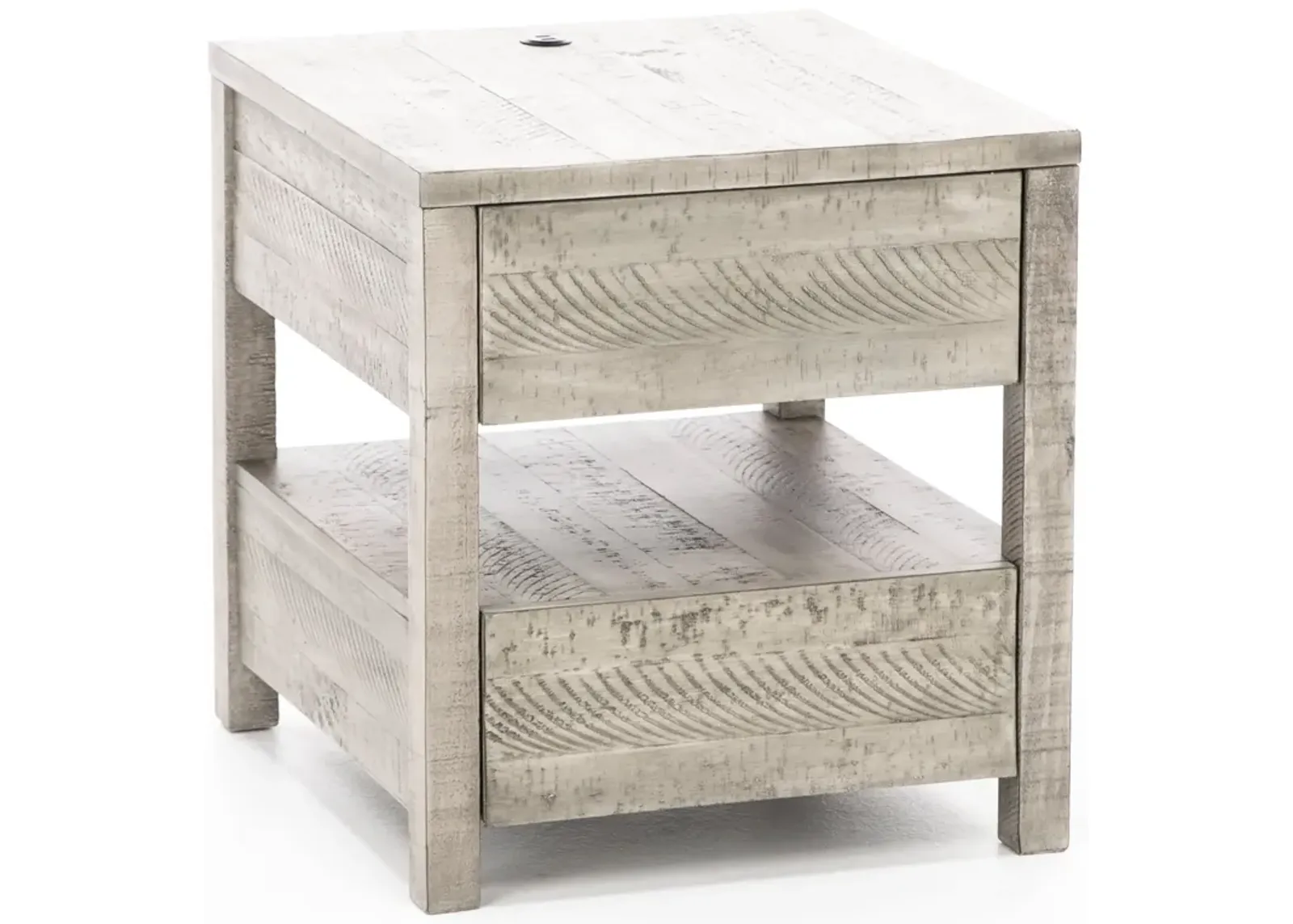 Slate End Table