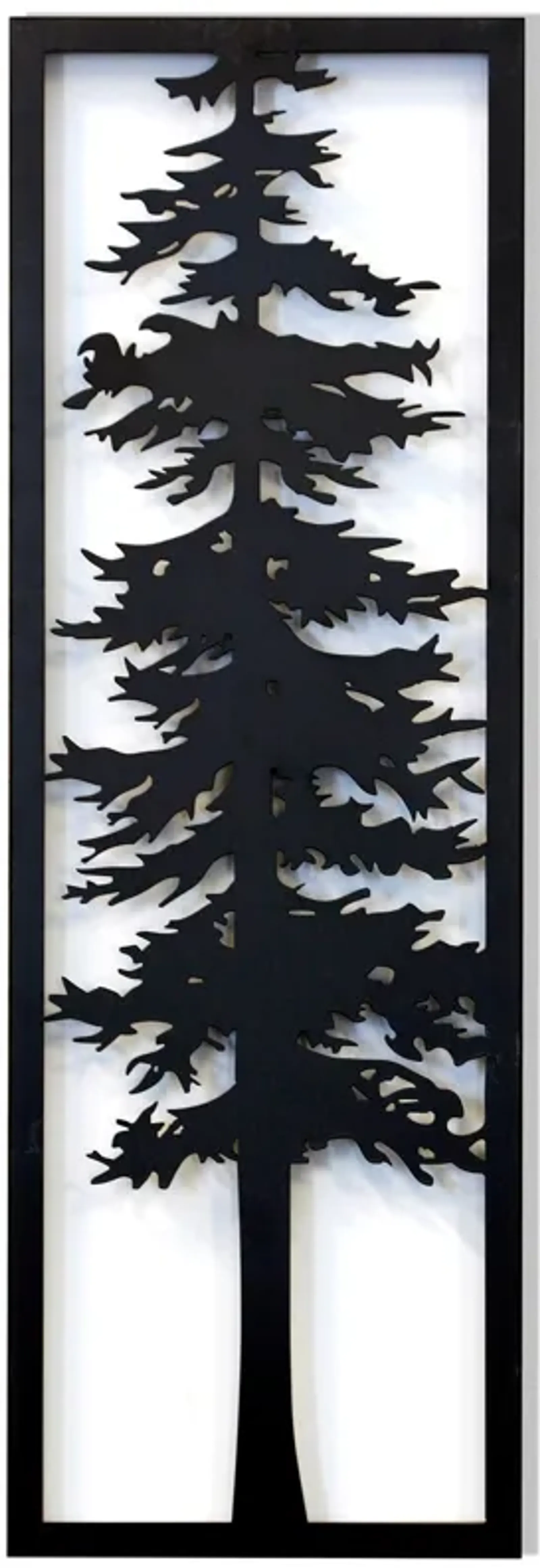 Black Metal Tree II Wall Décor 12"W x 36"H