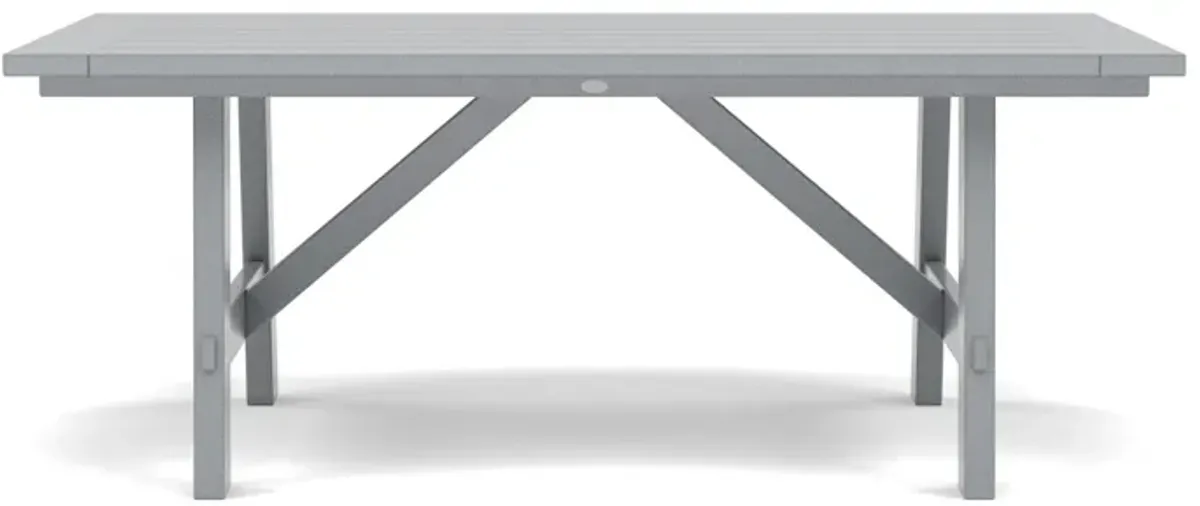 Rustic Farmhouse 39" X 75" Dining Table in Slate Grey