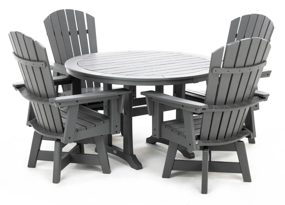 Nautical Swivel Adirondack Dining Chair