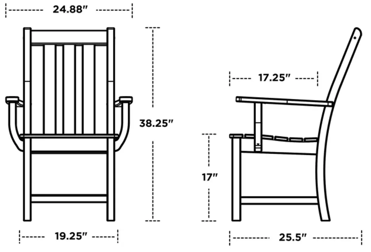 Vineyard Dining Arm Chair