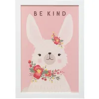 Kind Bunny Framed Print 13"W x 19"H
